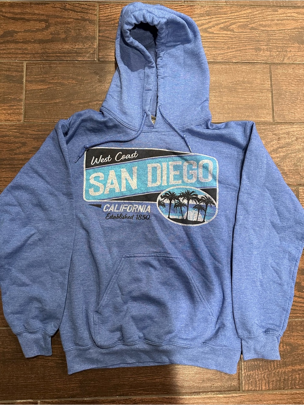 San Diego Graphic Hooded Sweatshirt - Blue